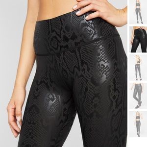 Terez black snake leggings